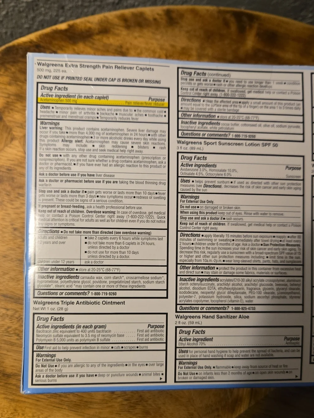 Walgreens Summer Essentials Kit - 8 Products